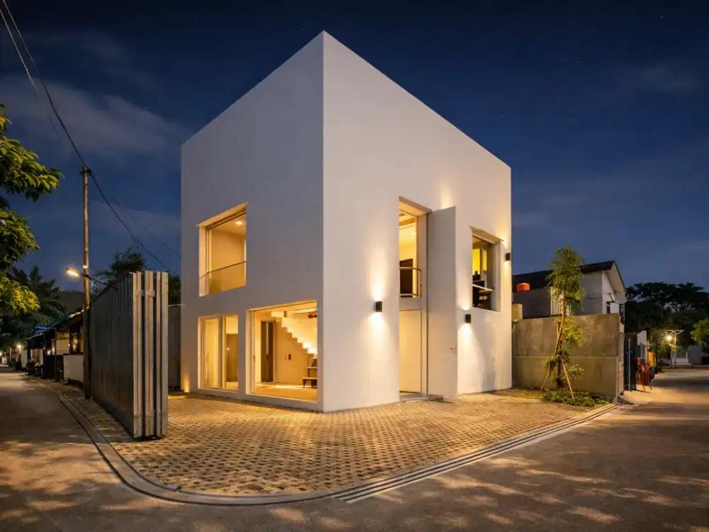 Rumah Kantor Industrial Modern 3 Lantai di Lodaya Bandung | Dekat TSM & RS Muhammadiyah