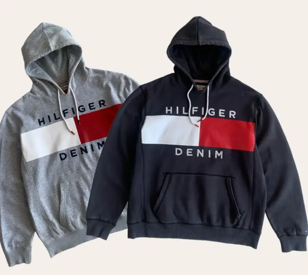 Hoodie Tommy Hilfiger Big Logo Sz XL Original
