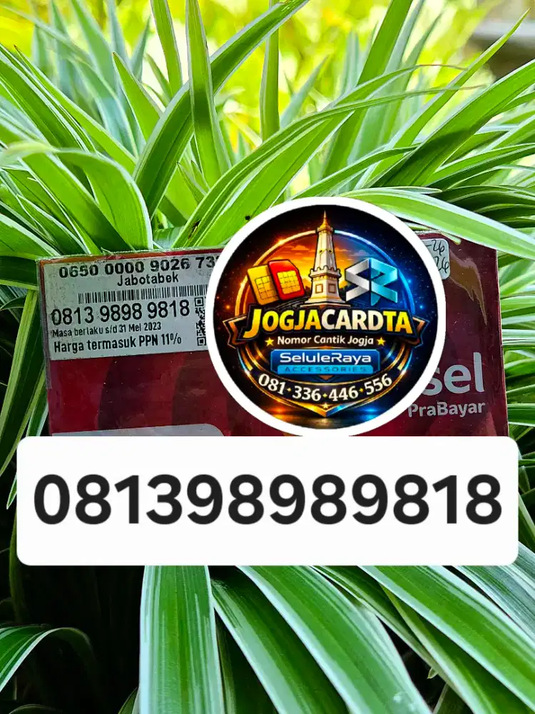 Nomor Cantik Telkomsel simPATI Rapi 98989818
