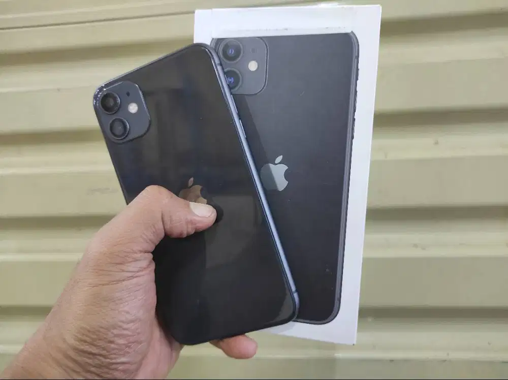 iphone 11 128gb ibox lengkap black