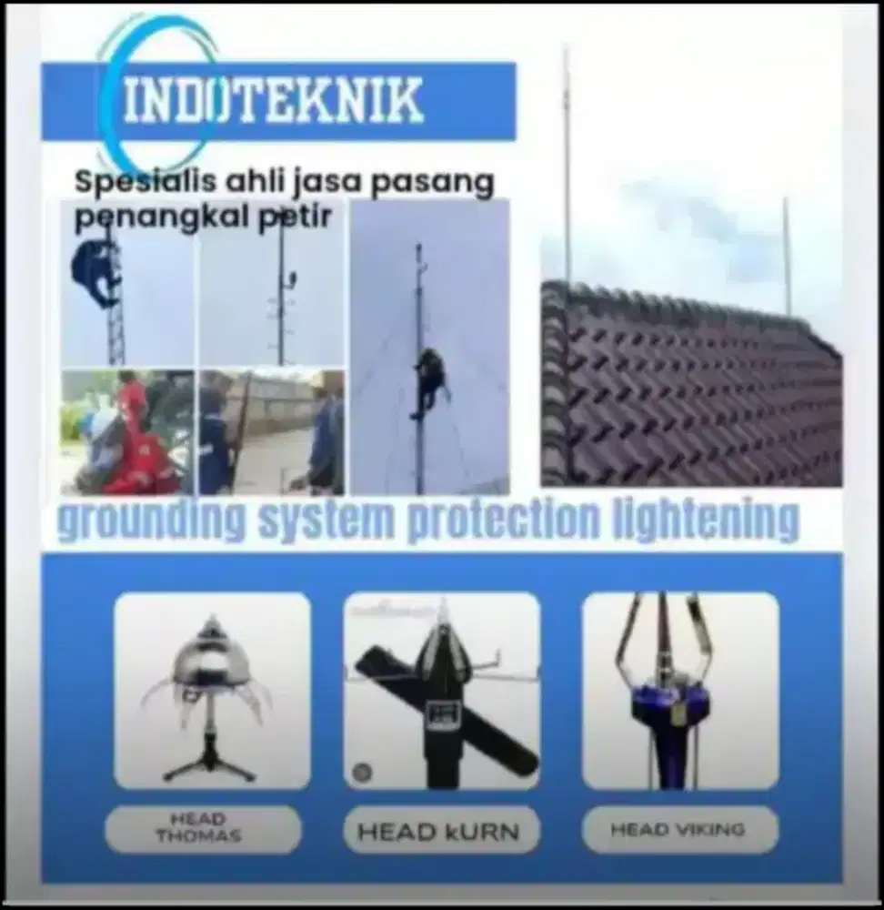 Instalasi jasa pasang  penangkal petir Cikarang pusat Cikarang Barat