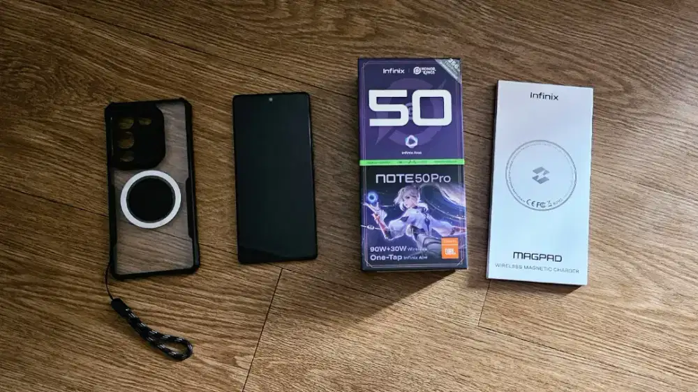 Infinix Note 50 Pro 8/256 Black Seperti Baru Fullset No Minus