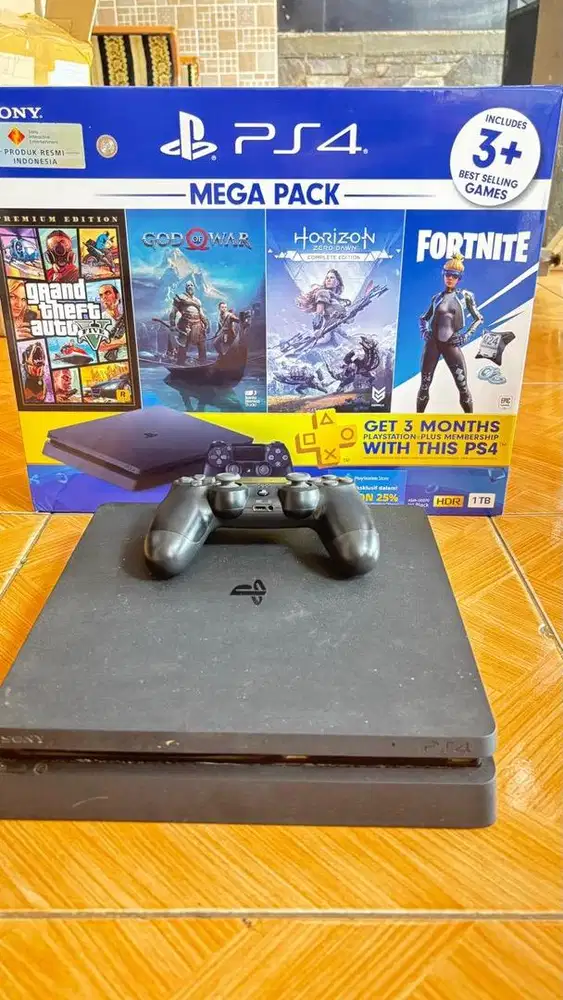 ps 4 slim 1TB ori
