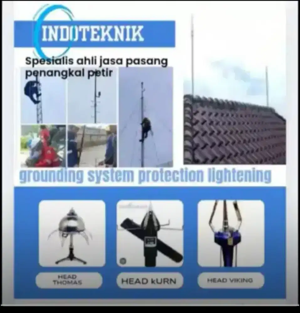 Spesialis jasa pasang penangkal petir Bogor Selatan Bogor Timur