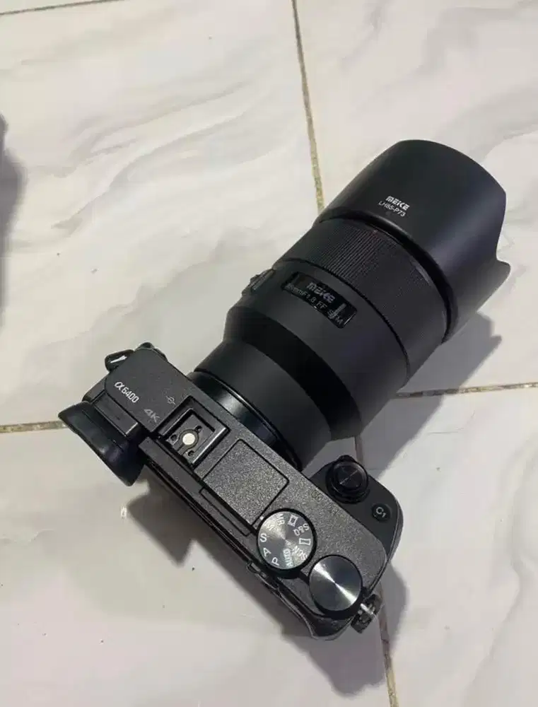 Sony A6400+Lensa Meike 85mm