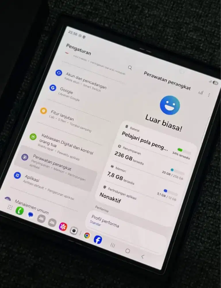 SAMSUNG Z FOLD 6 RAM 12/256 GB ORIGINAL SEIN NORMAL