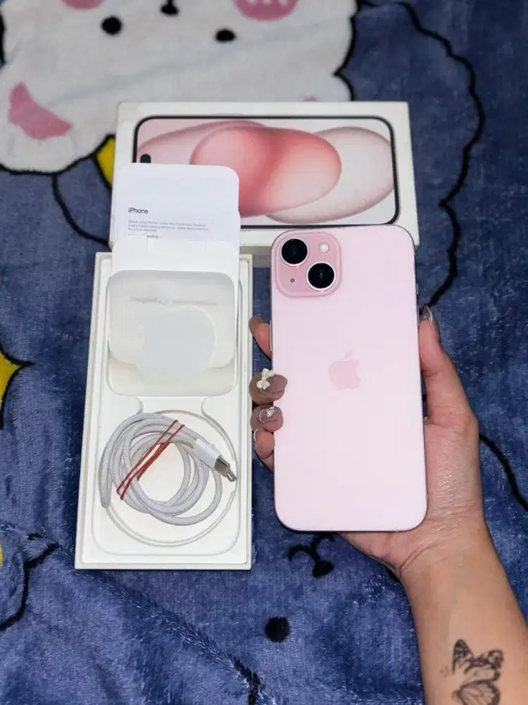 Iphone 15 pink ibox 128Gb mulus