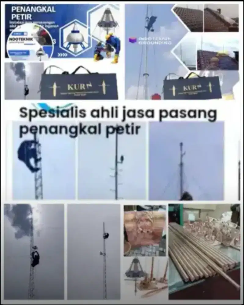 Teknisi ahli jasa pasang penangkal petir nanggung pamijahan