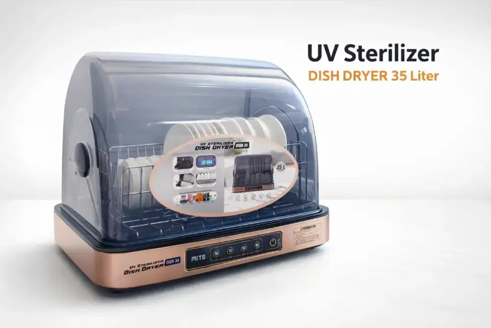 MITO UV Sterilizer & Dish Dryer 35 Liter