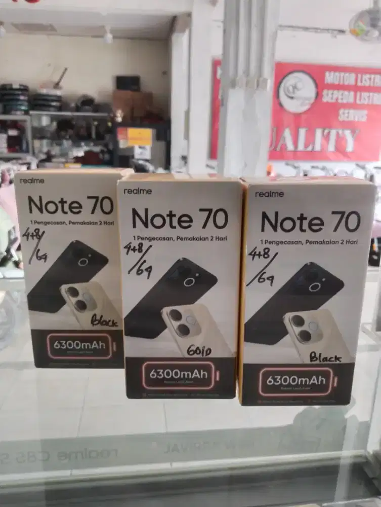 Promo MURAH‼️Realme Note 70 (4+8/64) Promo hp baru, segel dan murah