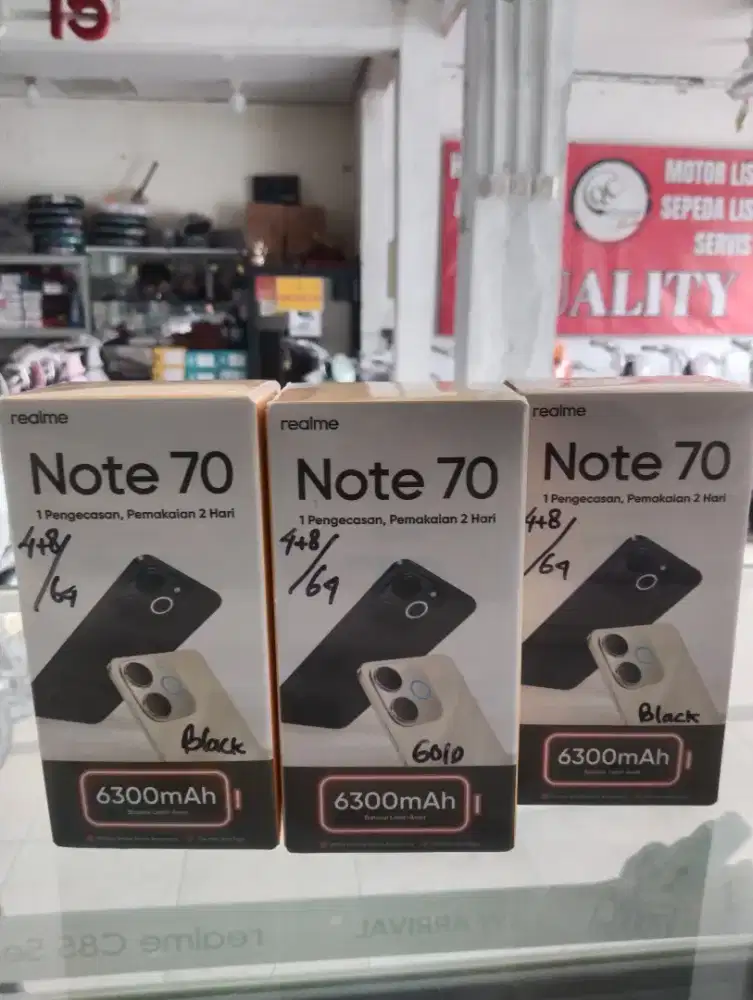 Promo MURAH‼️Realme Note 70 (4+8/64) Promo hp baru, segel dan murah