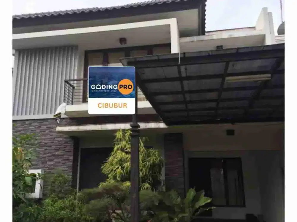 Rumah asri nyaman cluster exclusive di Legenda wisata cibubur