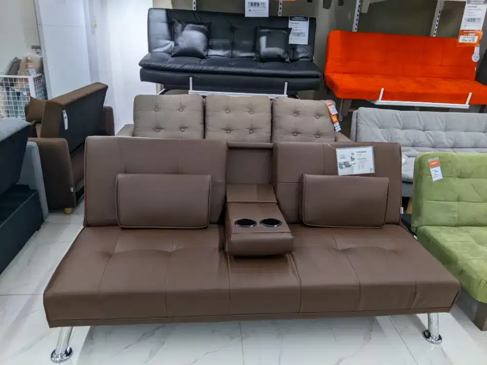 Promo sofabed darkbrown