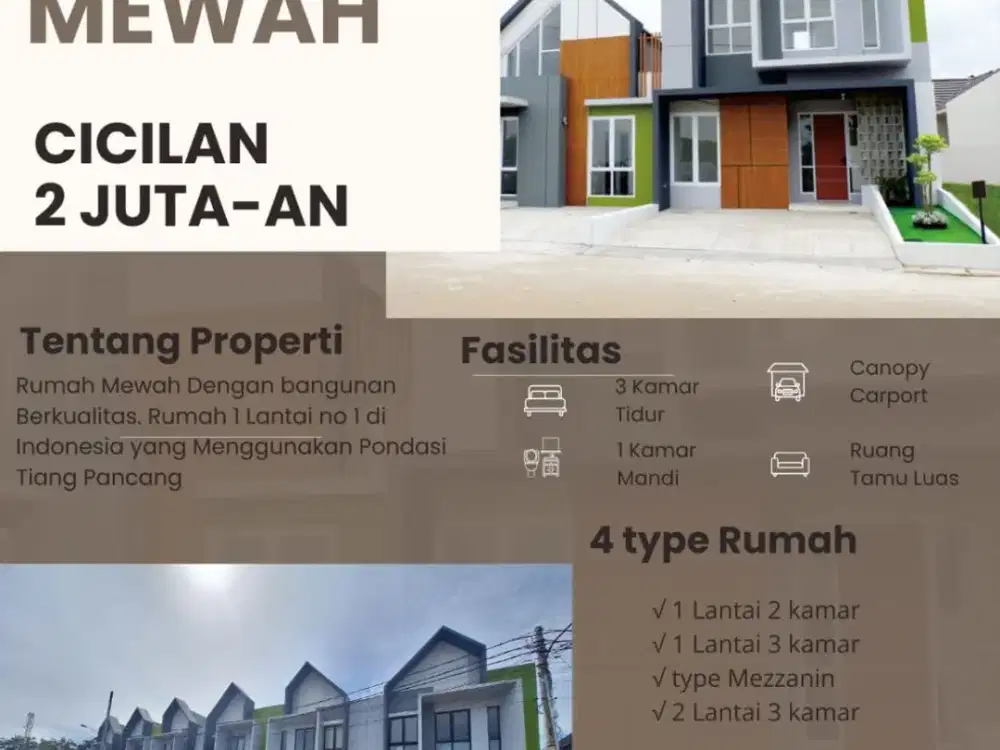 TY Rumah Mepet Jakarta Cuma 2 juta Sampe Akad