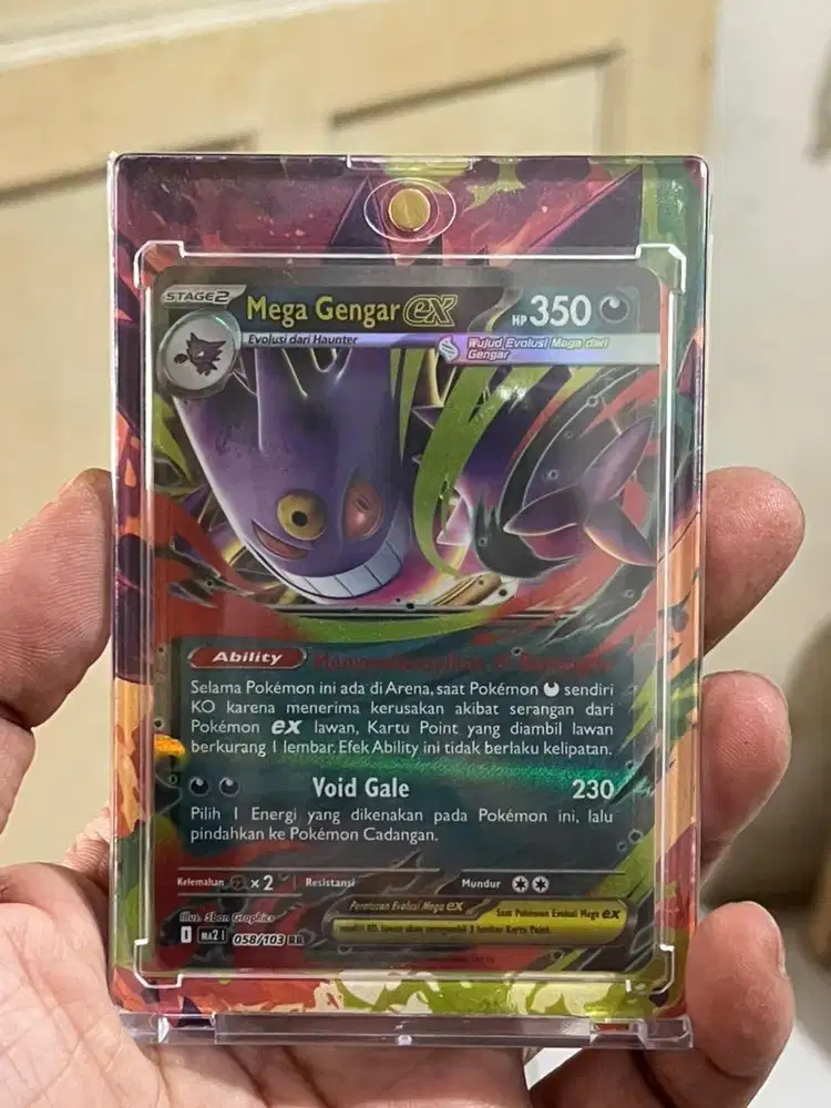 Pokemon Card Mega Gengar ex Rotom ex dan eevee &snorlax gx indomaret