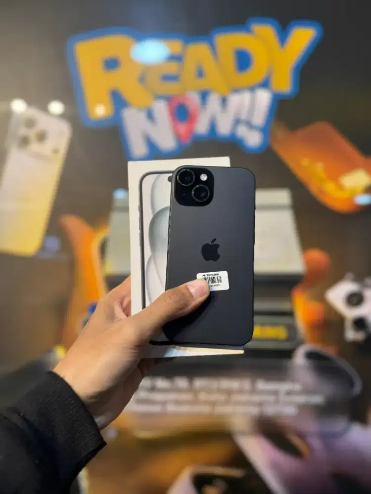 ready iphone 15 128 second ibox garansi on desember 2026