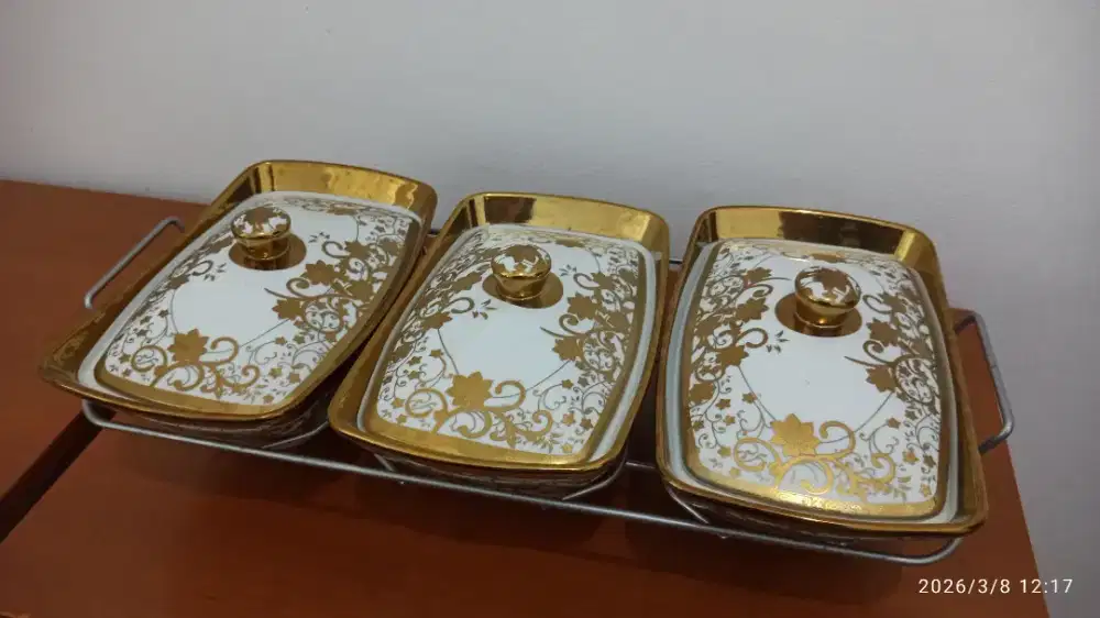 Prasmanan keramik 3 wadah