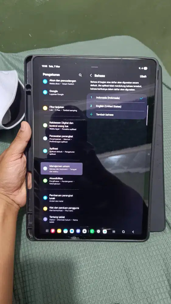 Samsung tab s9 fe plus wifi ram 8/128