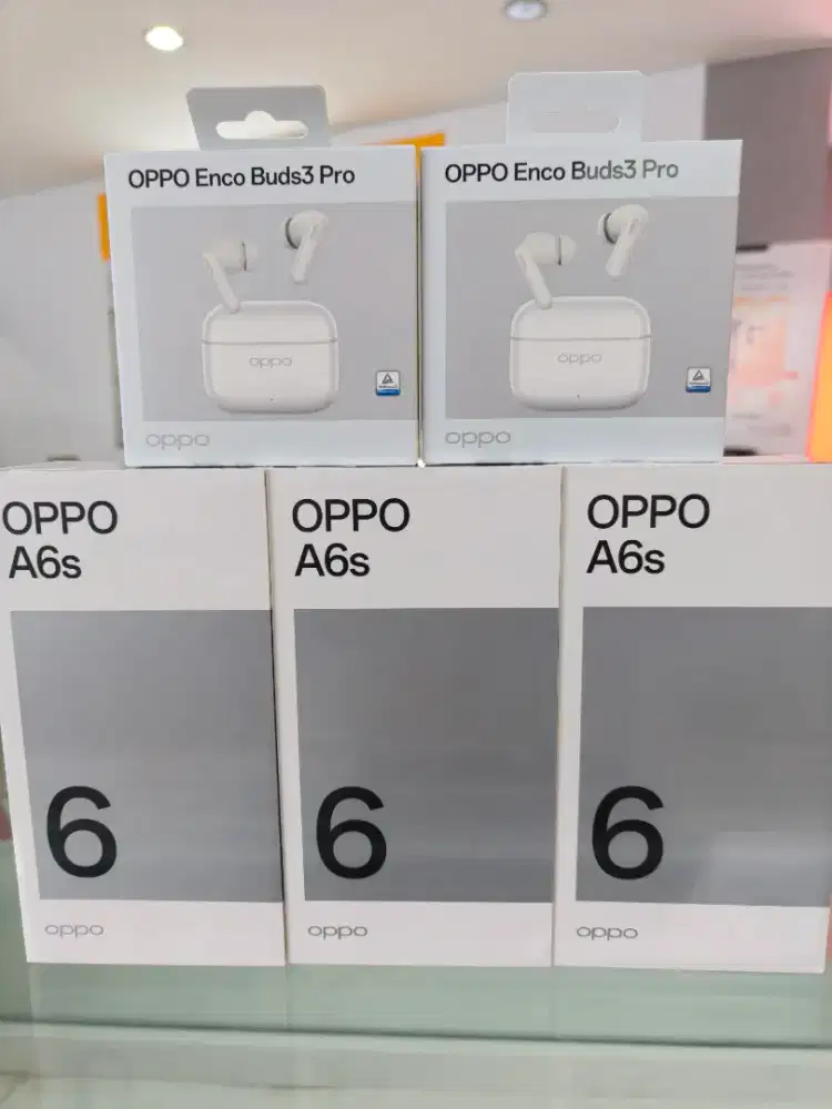 New OPPO A6s 8+16GB/256GB Free EncoBuds 3 Pro