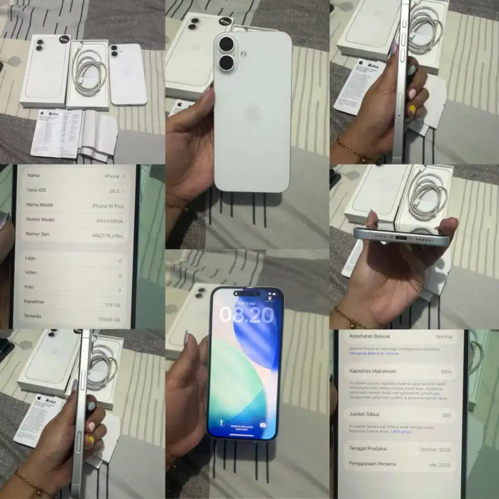 Jual aja ip 16 kondisi masih mulus