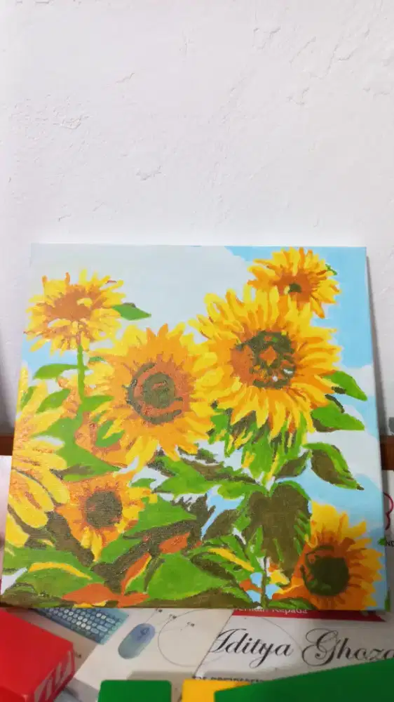 Lukisan bunga matahari