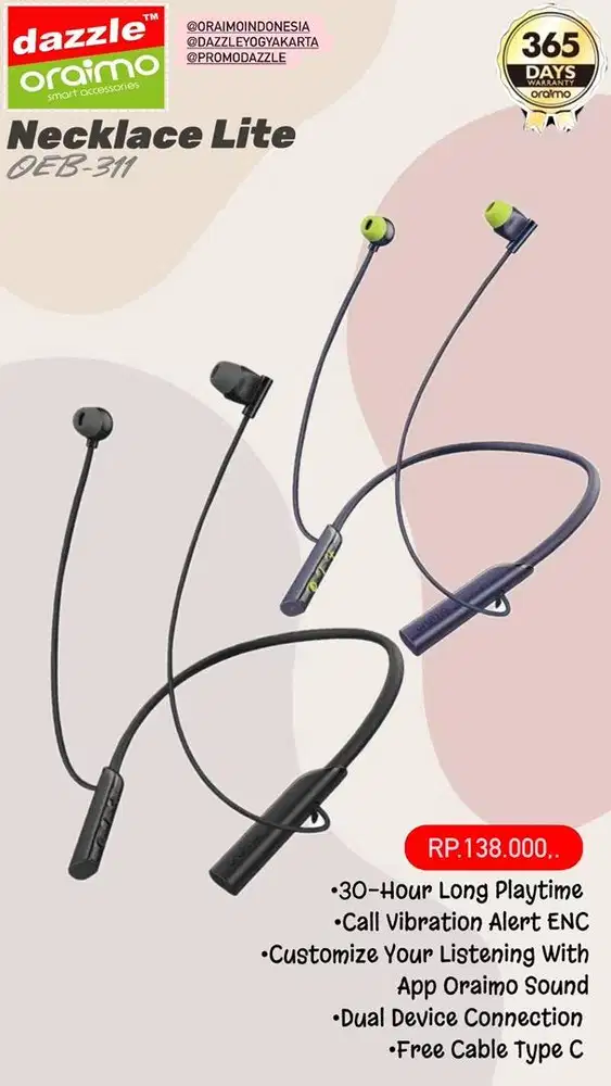 Oraimo Necklace Lite OEB-311