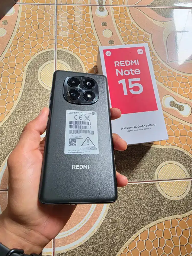 Redmi note 15 8/128 mulus banget blm lama pakai