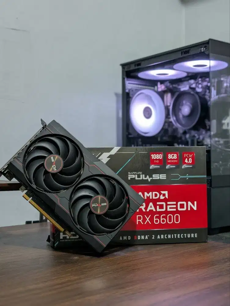 Sapphire Pulse RX 6600 8GB Fullset Segel
