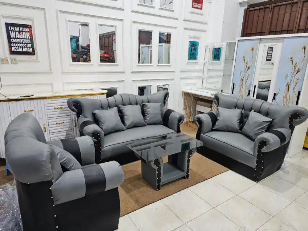SOFA PRABU LENGKAP MEJA