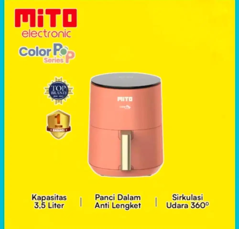 Jual Air Fryer Mito Masih Baru