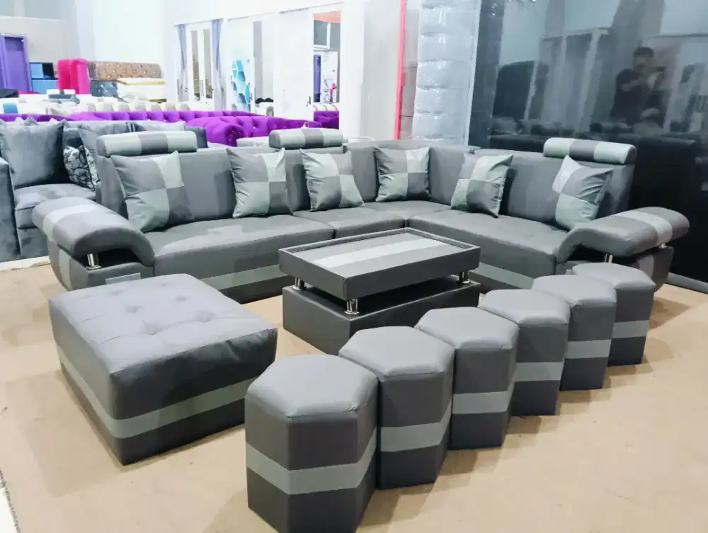 SOFA BERANAK LENGKAP MEJA