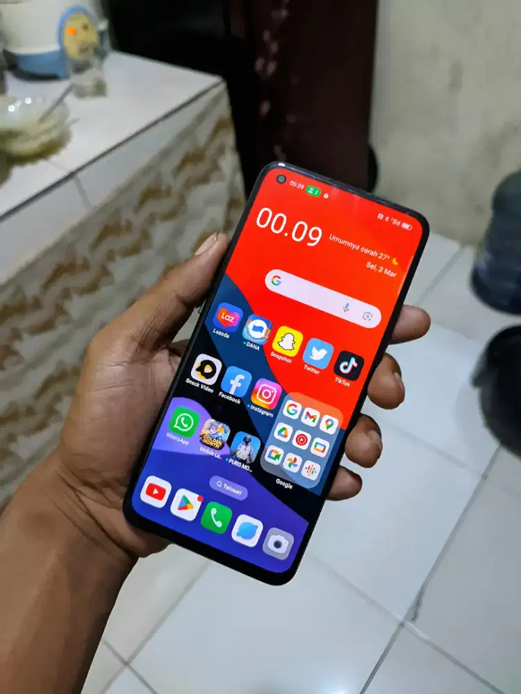 Oppo reno 6 mulus siap pakai 8+8/128gb