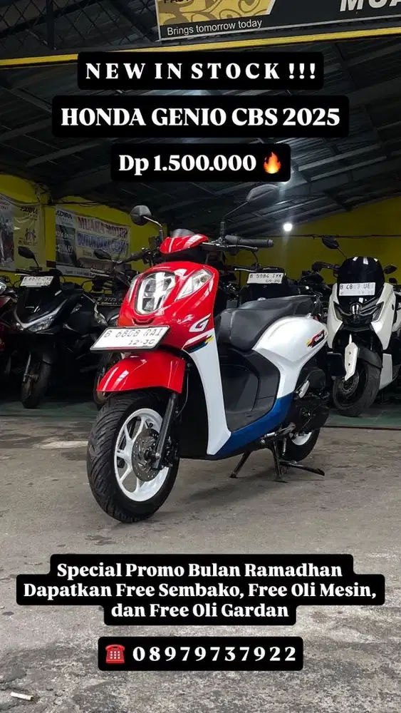 HONDA GENIO CBS 2025 !!!