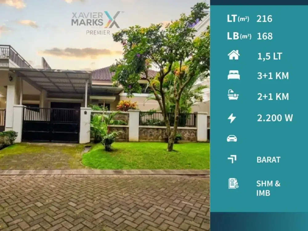 DIJUAL Rumah Minimalis Terawat Ada Area Jemur Siap Huni Lingkungan Asri Dg Kawasan Berview Indah Dekat Pusat Kota di Nieuw Indie Araya Blimbing