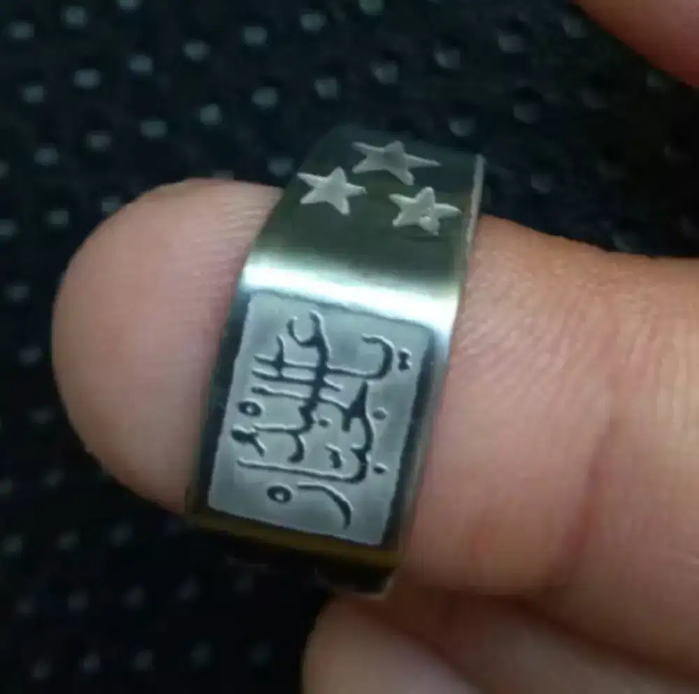 Cincin ukir stainless