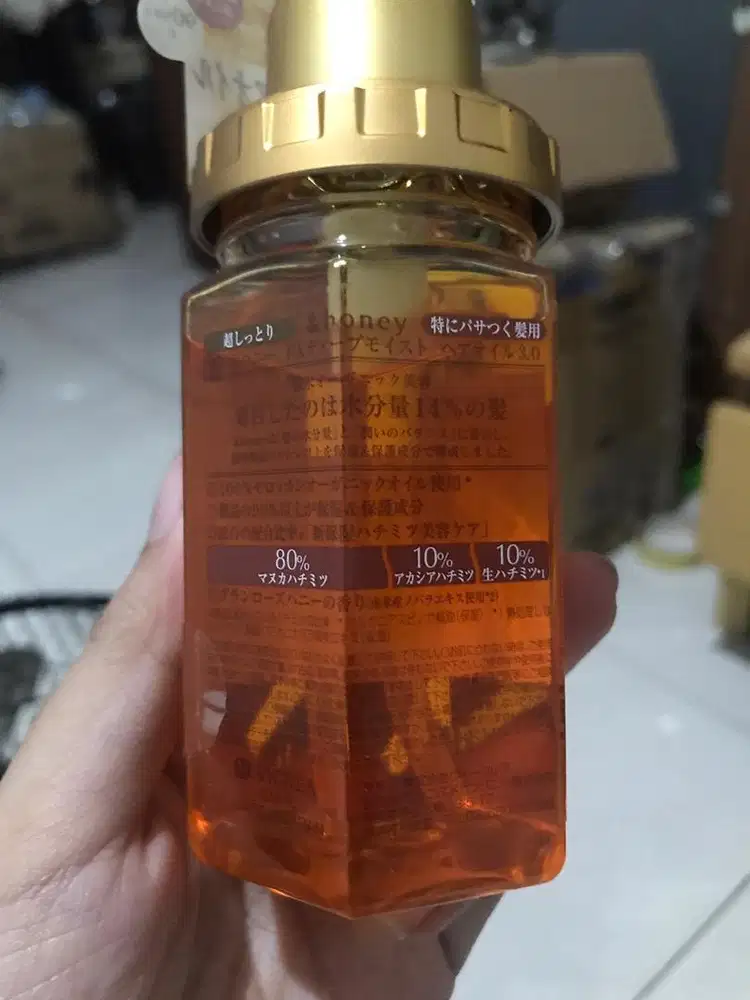 Honey hair oil asli 100% dari jepang