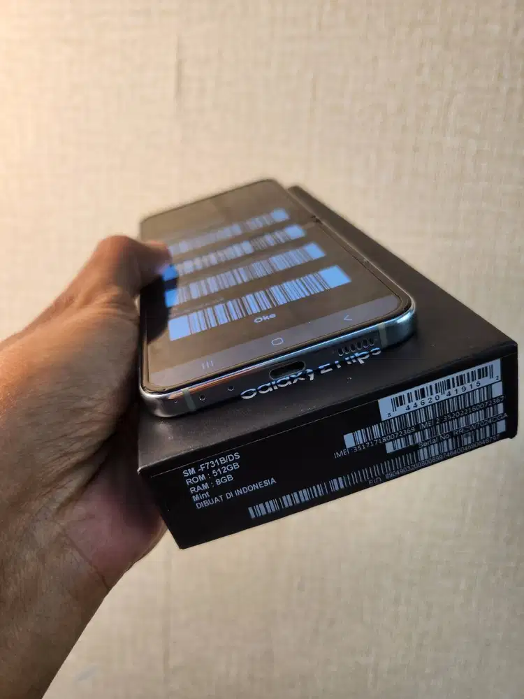 samsung z flip 6 256gb sein lengkap ori mulus