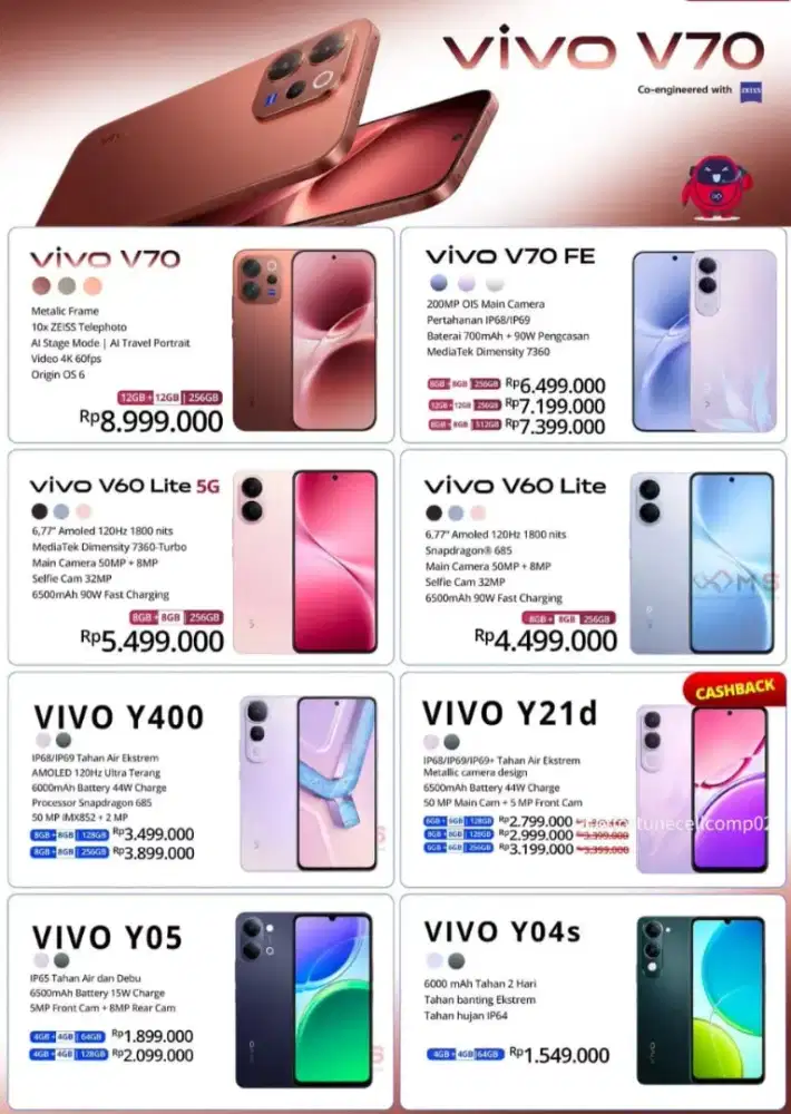 Hanphone Vivo Y05 4/64