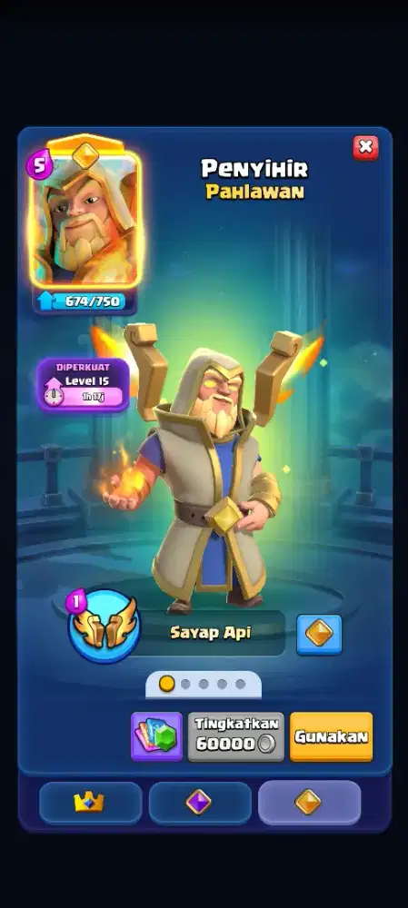 Clash Royale kartu gold evo dll bkn coc mobile legends genshin impact