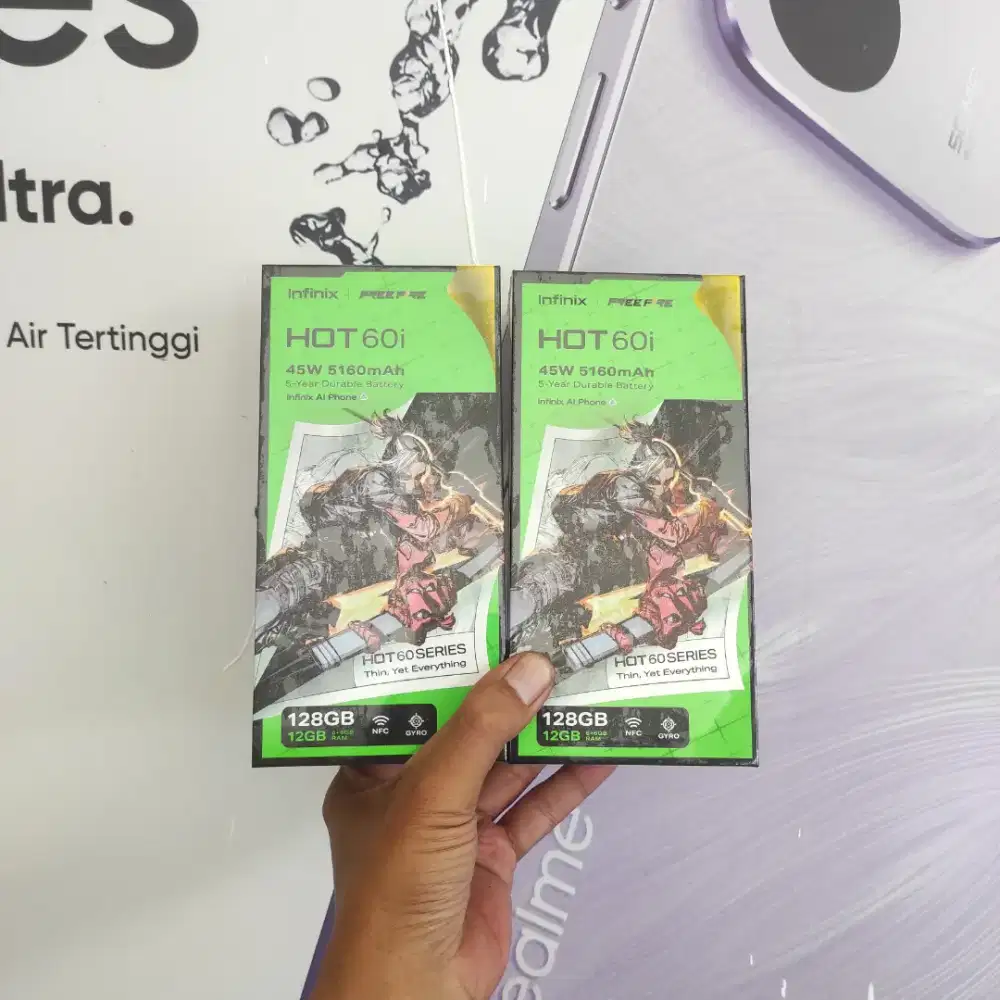Berminat silahkan WA Infinix Hot 60i NFC 6+6/128 garansi resmi 1th