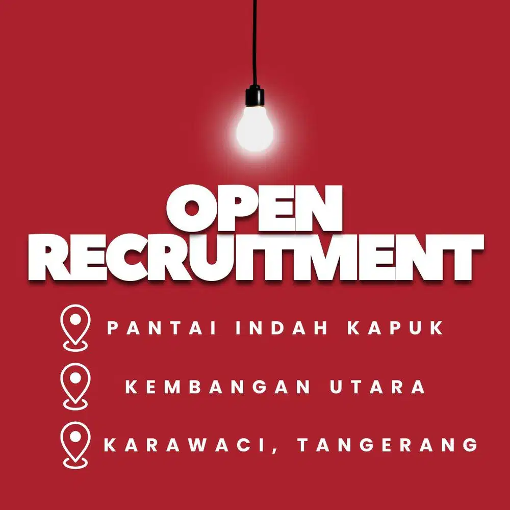 OPEN RECRUITMENT KIOS MAKANAN