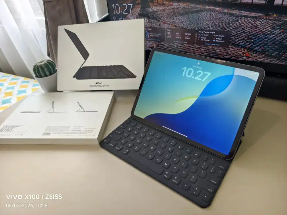 Ipad Pro 11 Inch 256gb Cellular Apple Smartkeyboard Folio Original