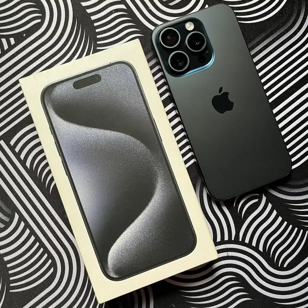 iPhone 15 Pro 512gb Resmi Beacukai Setara iBox Digimap Fullset Blue