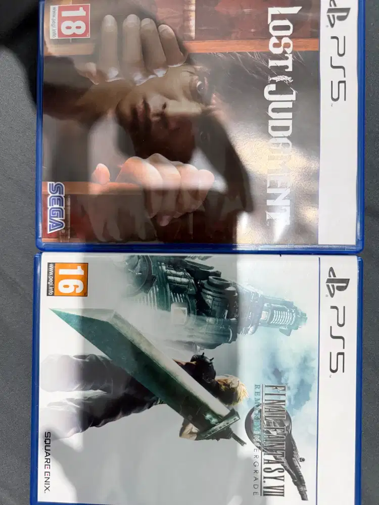 Jual BD Ps5 Final Fantasy VII & Lost Judgment