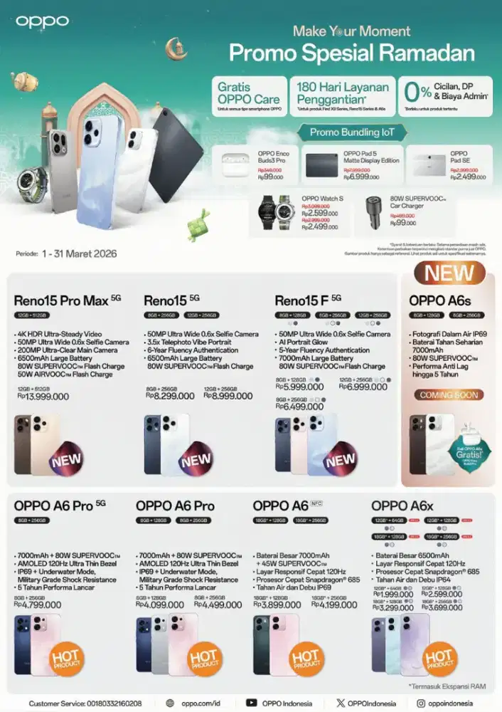 Cari brand dr oppo merapat kesinii .