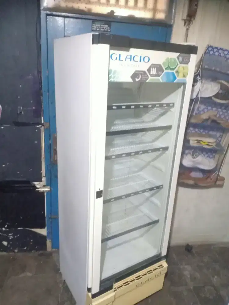 Jual showcase merk Toshiba Glacio 5 rak mesin ORI dngin normal diantar