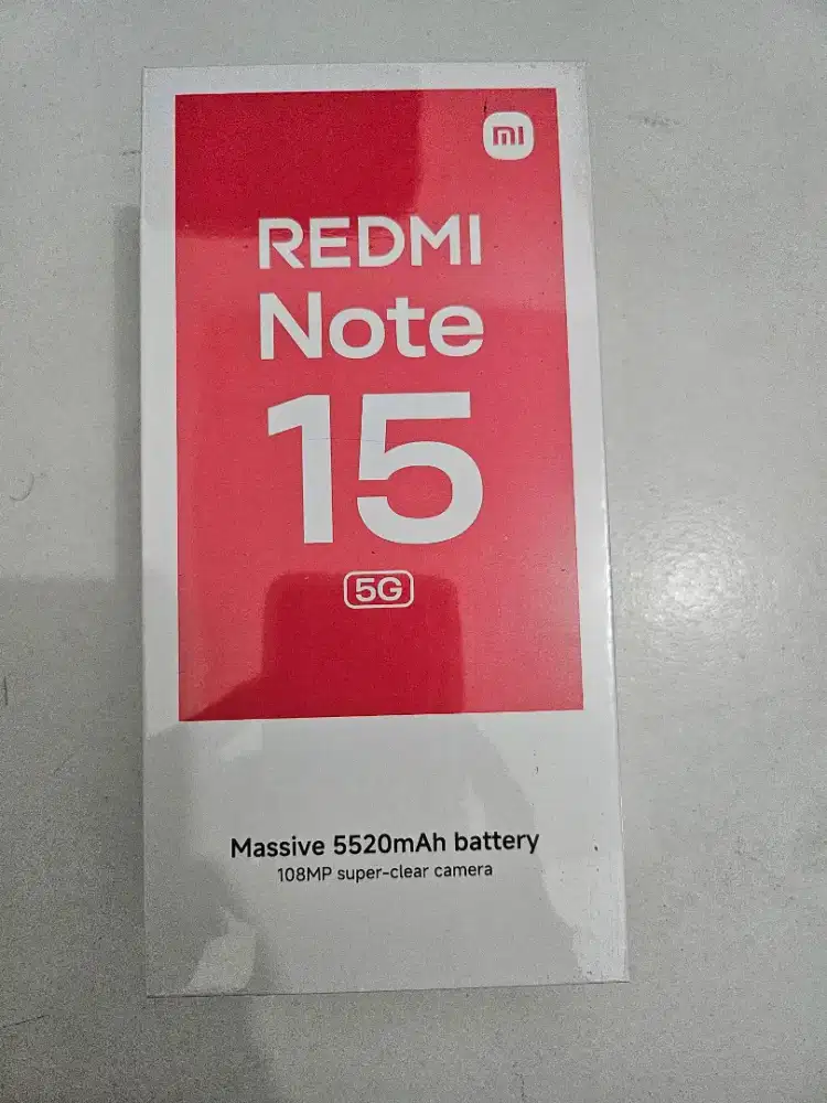 Jual xiaomi note 15 12/512gb new
