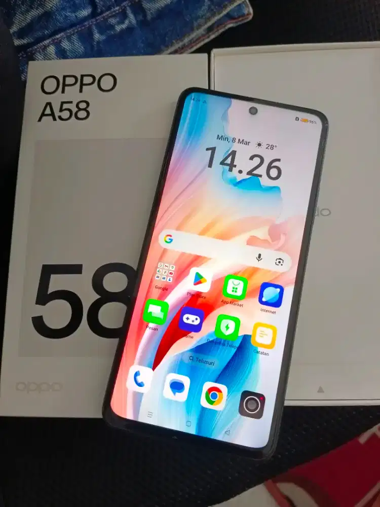 OPPO A58 12/128GB LENGKAP