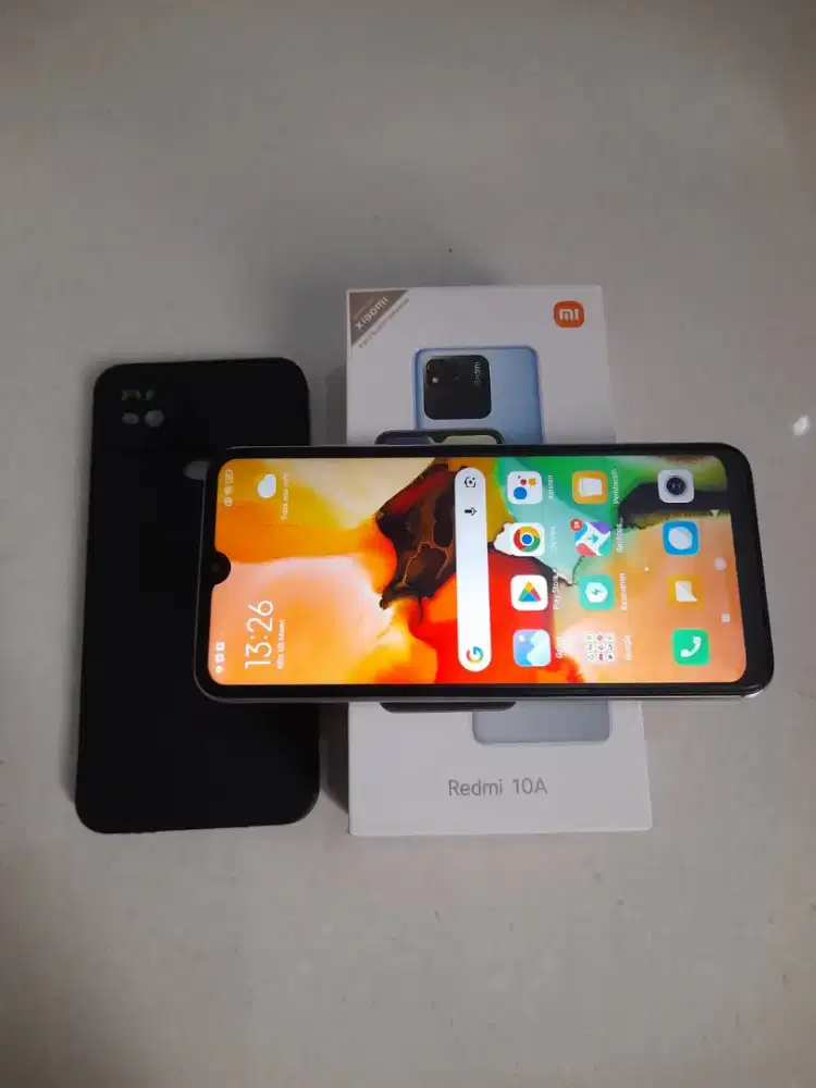 Xiaomi Redmi 10A ram 4/64gb mulus normal dan lengkap