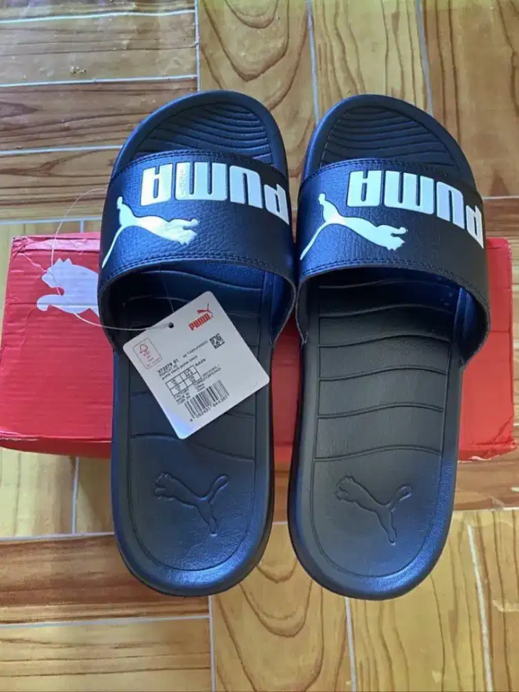 PUMA SANDAL POPCAT 20 BLACK - WHITE